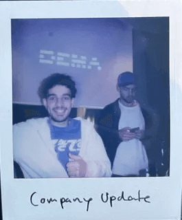 Company update polaroid